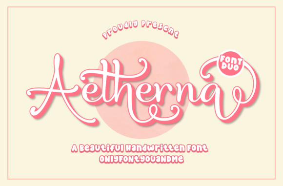 Aetherna: Handcrafted Elegance in Modern Typography