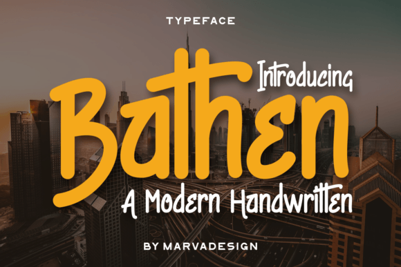 Bathen: The Friendly Handwritten Font for Modern Design