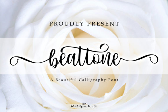 Beattone: The Calligraphy Typeface for Modern Elegance