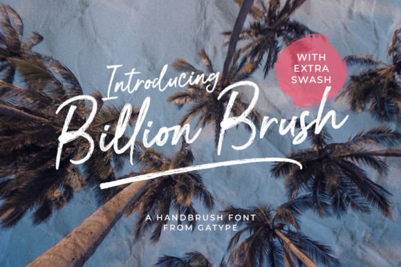 Billion Brush: The Handwritten Font with Authentic Texture