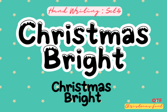 Christmas Bright 5: A Festive Font for Designers