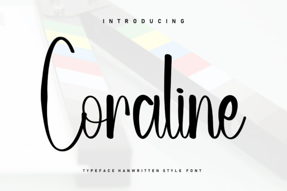 Coraline: A Sweet Handwritten Font for Cozy Design Projects