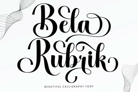 Discover the Elegance of Bela Rubrik Font