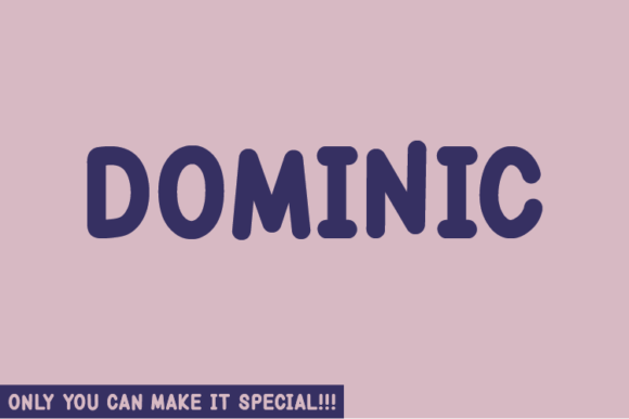 Dominic: The Authentic Handwritten Font for Modern Design