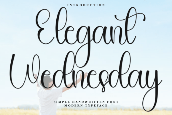 Elegant Wednesday: A Festive Typeface for Holiday Design