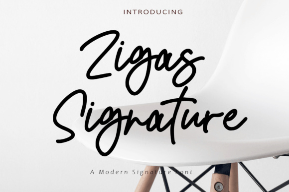 Exploring Zigas Signature: A Typeface for Authentic Branding