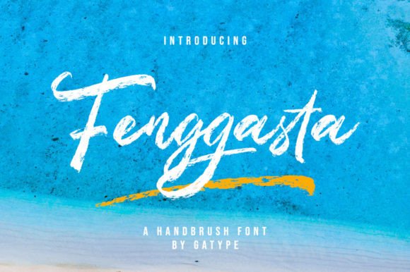 Fenggasta: A Handwritten Font for Modern Design