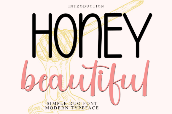 Honey Beautiful: A Festive Typeface for Holiday Design Magic