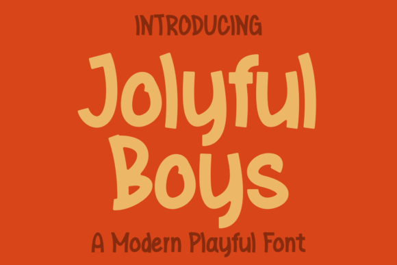 Jolyful Boys: The Quirky Font for Playful Branding