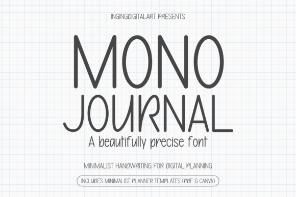 Mono Journal: The Precision Font for Modern Design