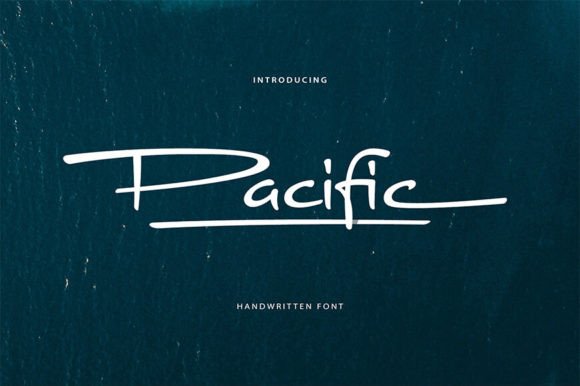 Pacific: A Handwritten Font for Authentic Branding