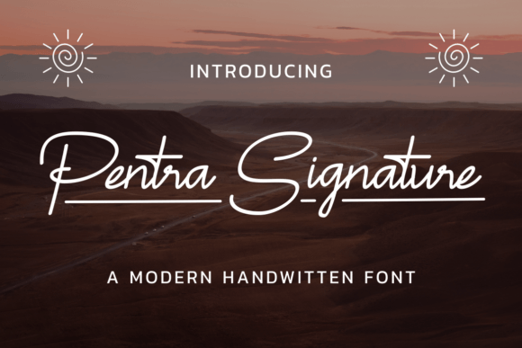 Pentra Signature: The Art of Elegant Typography
