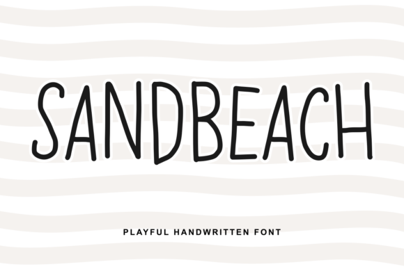 Sandbeach: A Handwritten Font for Modern Design