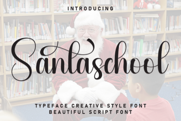 Santaschool: Mastering Typography with Sweet N Friendly Font