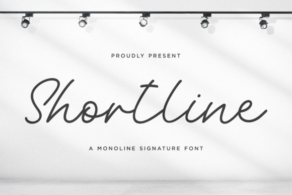 Shortline: Elevating Design with Elegant Handwritten Typography
