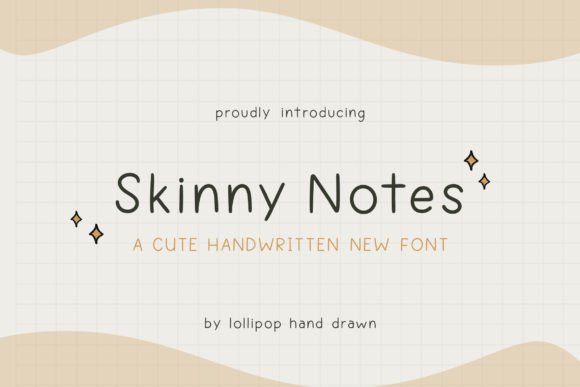 Skinny Notes: The Playful Handwritten Font for Digital Clarity