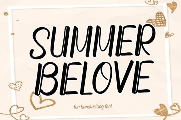 Summer Belove: Elegant Script Font for Creative Design