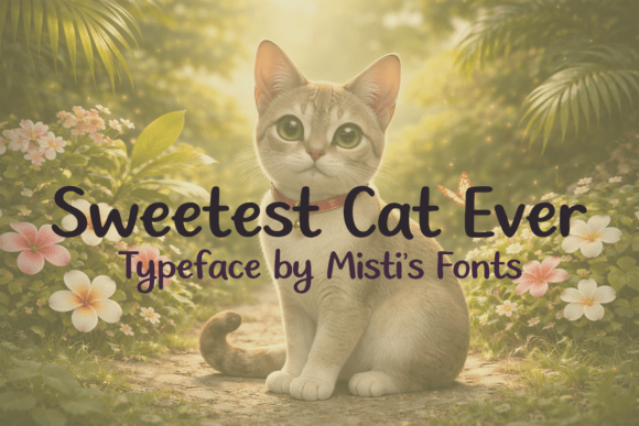 Sweetest Cat Ever: A Font for Authentic Connection