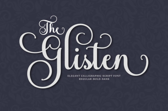 The Glisten: Elevating Visual Design with Handwritten Elegance