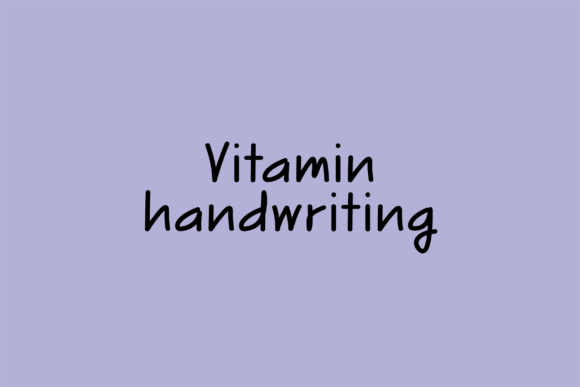 The Vitamin Font: A Whimsical Touch for Modern Design