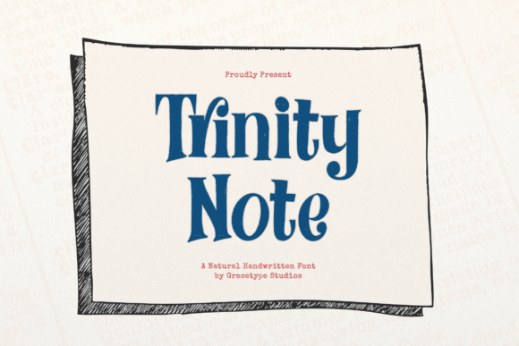 Trinity Note: The Handwritten Font for Authentic Storytelling