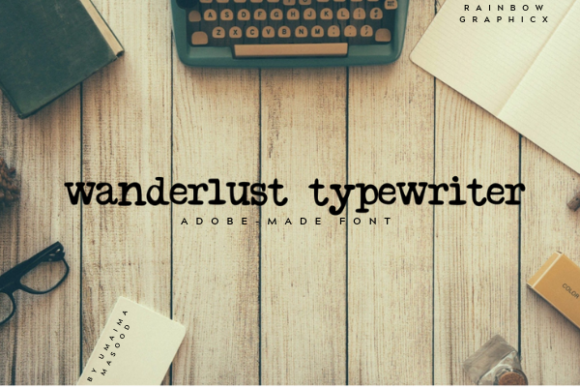 Wanderlust Typewriter: Vintage Charm for Modern Design